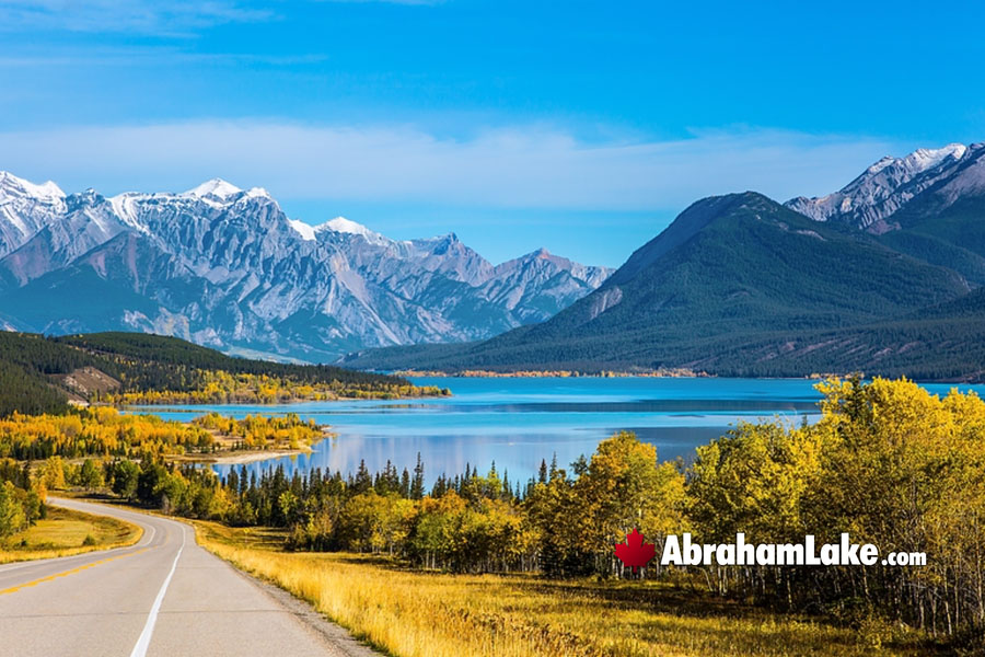 March at Abraham Lake